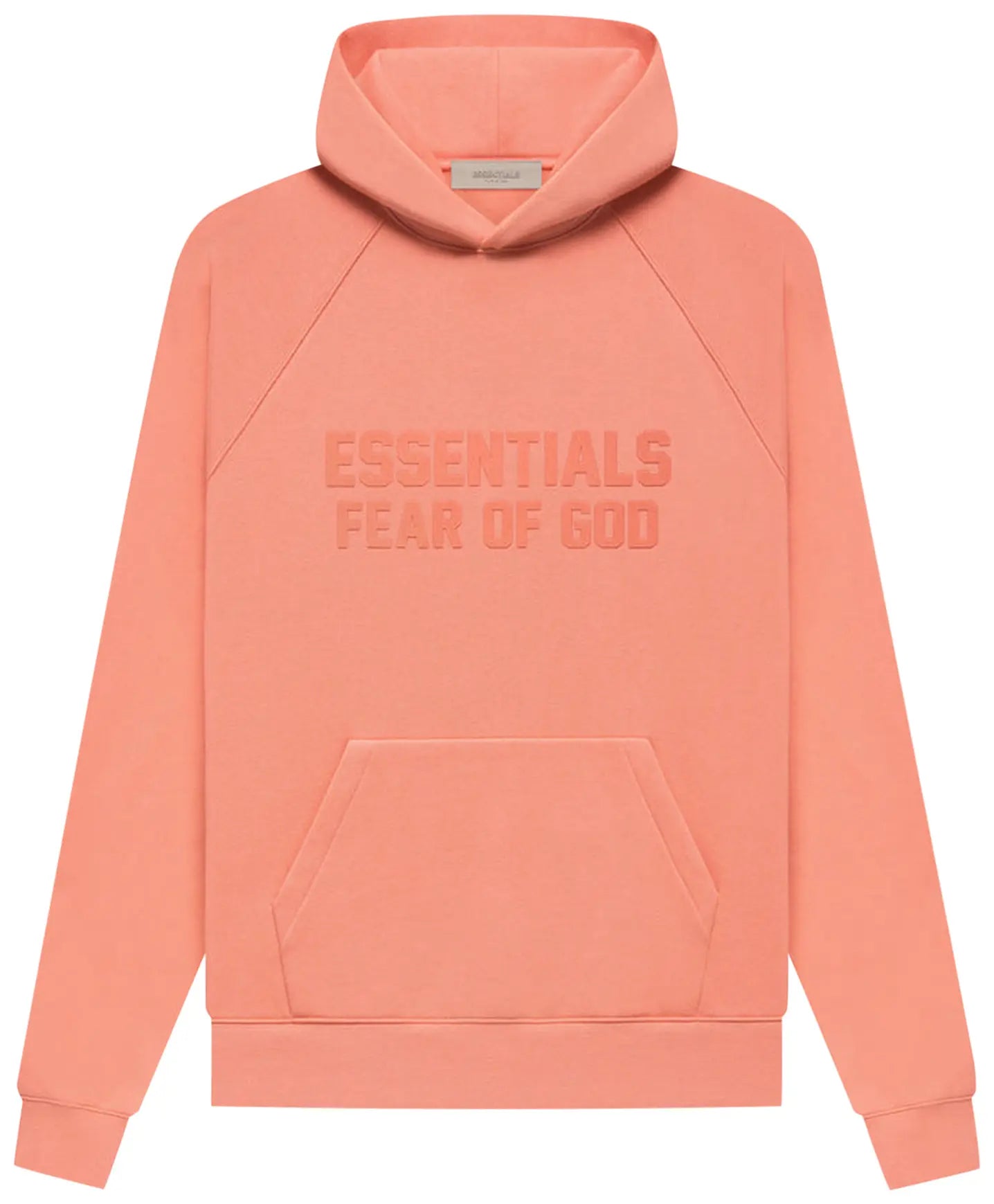 Fear of God Essentials Hoodie 'Coral'  - Authentic