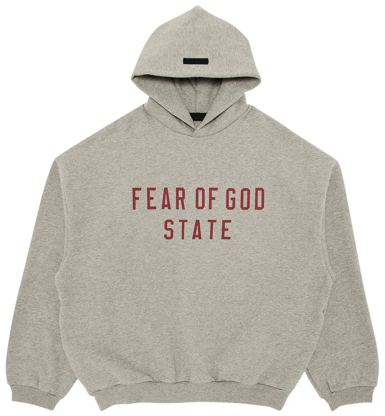 Fear of God State Essentials Fleece Hoodie 'Dark Heather' - Authentic