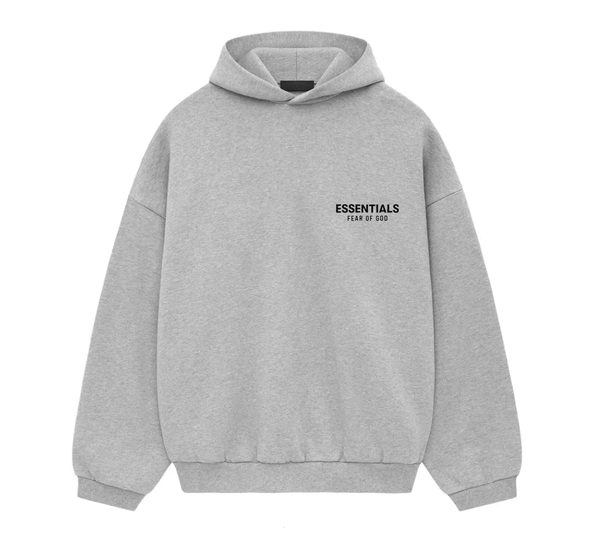 Fear of God Essentials Fleece Hoodie II 'Light Heather Grey' - Authentic